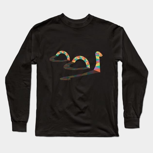 Origami Nessie Long Sleeve T-Shirt by CuriousCurios